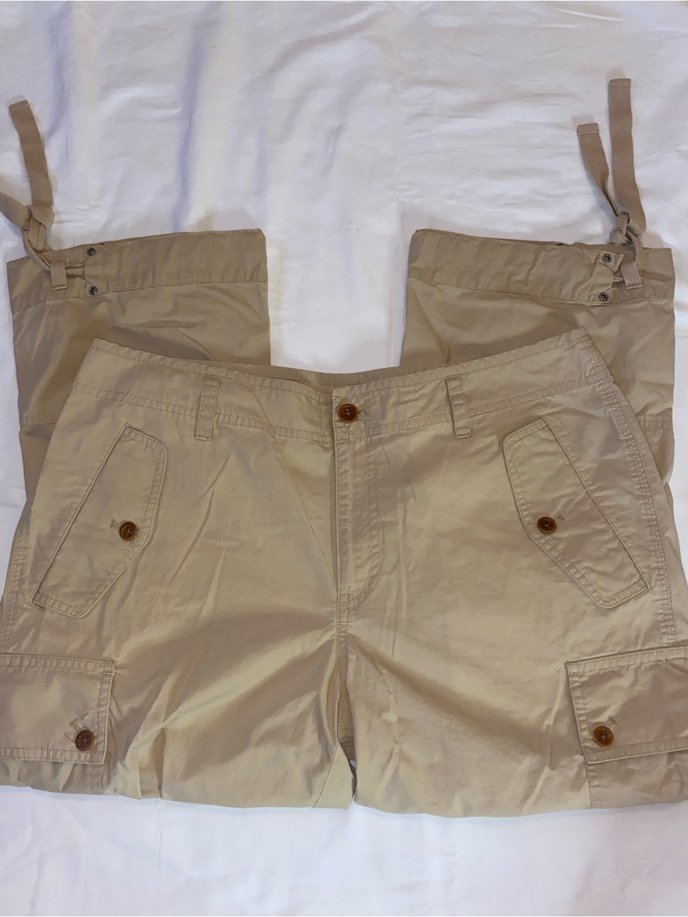 Lauren Ralph Lauren Khaki Beige Cargo Shorts